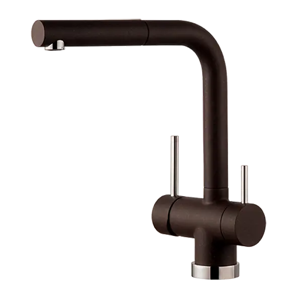 iCrolla London Silgranit-look Kaffe/krom 103265