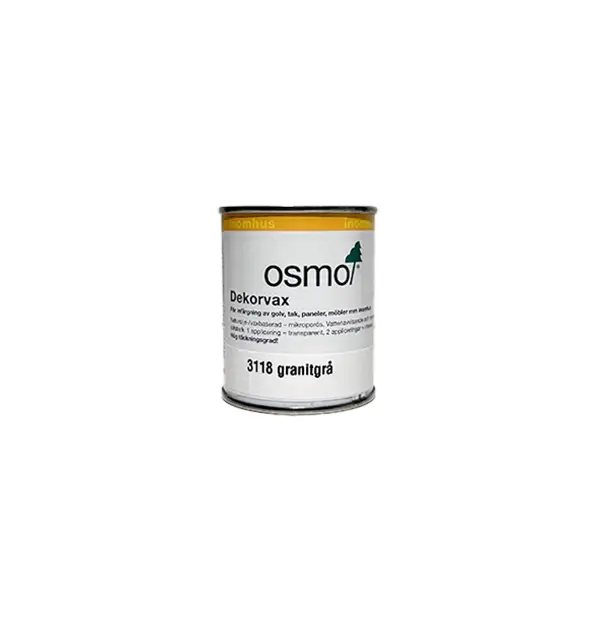 Osmo Dekorvax 3118 Granitgrå 0,125 l