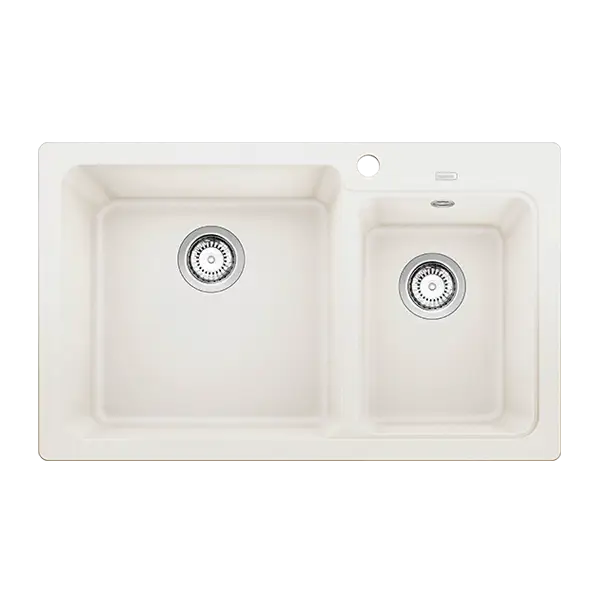 Blanco Naya 8 Silgranit Vit 519649