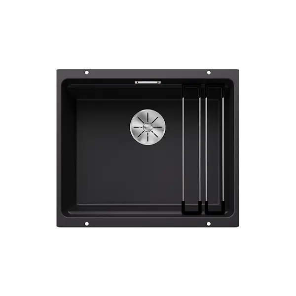 Blanco Etagon 500-U Silgranit Svart Infino 103340