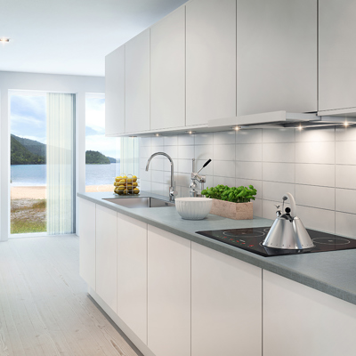 LG Kakellaminat White Liten