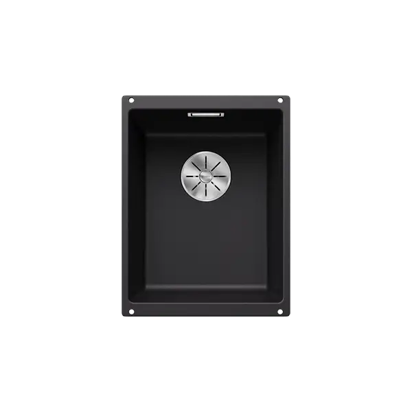 Blanco Subline 320-U Silgranit Svart Infino 525983