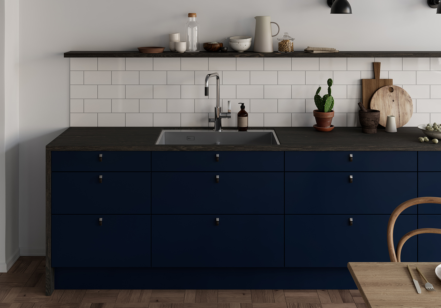 LG Collection Svart Ek Kakellaminat