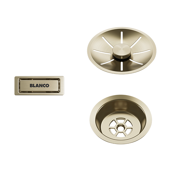 Blanco Korgventil Infino Satin Gold, Enkelho