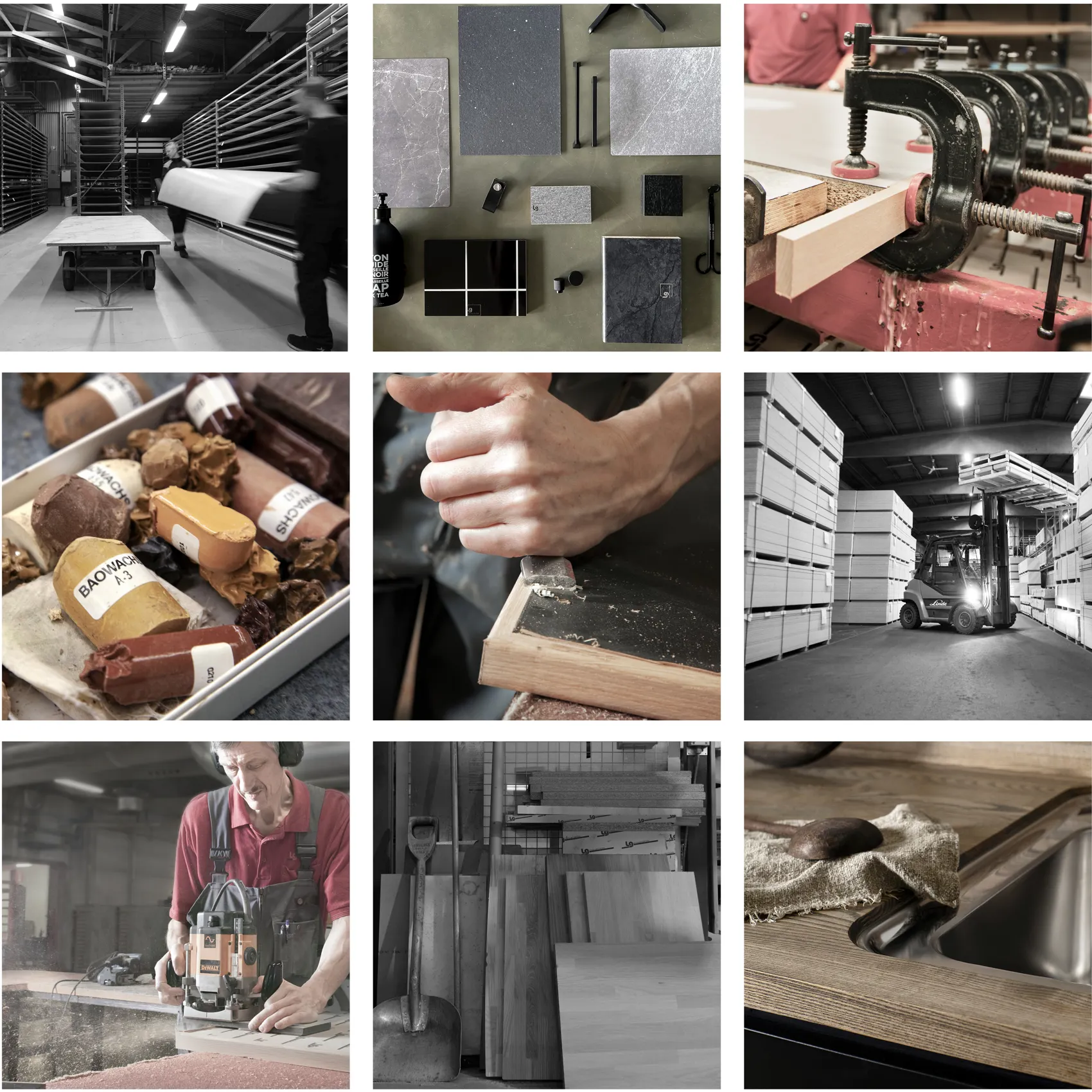 Moodboard Produktion Hemsida