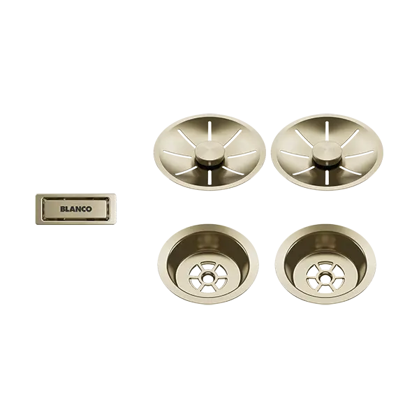 Blanco Korgventil Infino Satin Gold dubbelho 103328