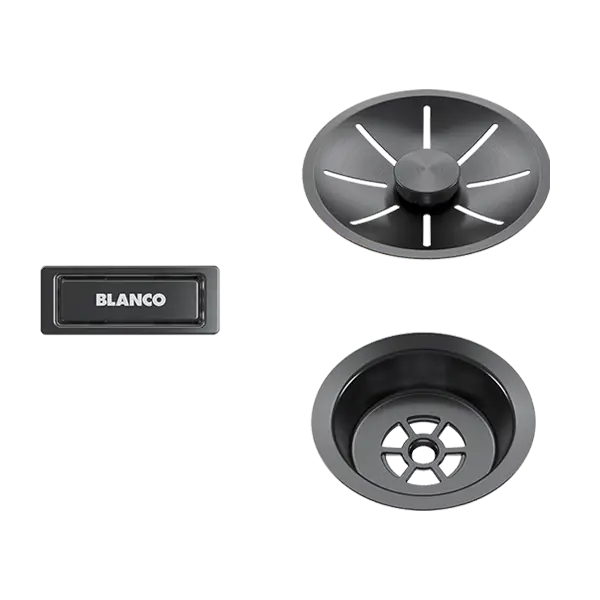Blanco Korgventil Infino Dark Steel enkelho 103332
