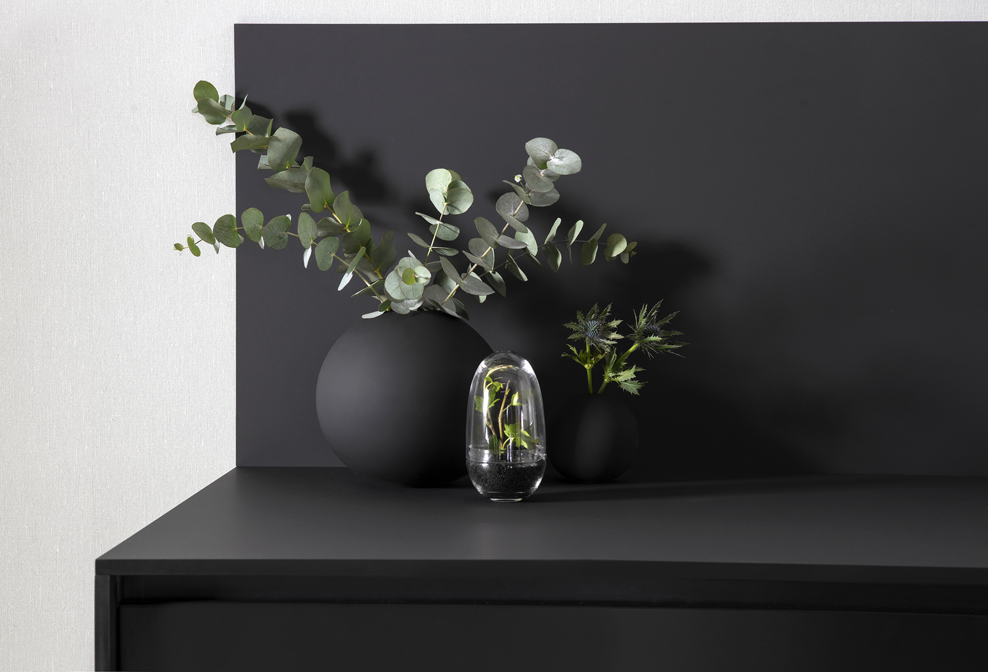 Supermatt Svart LG Collection