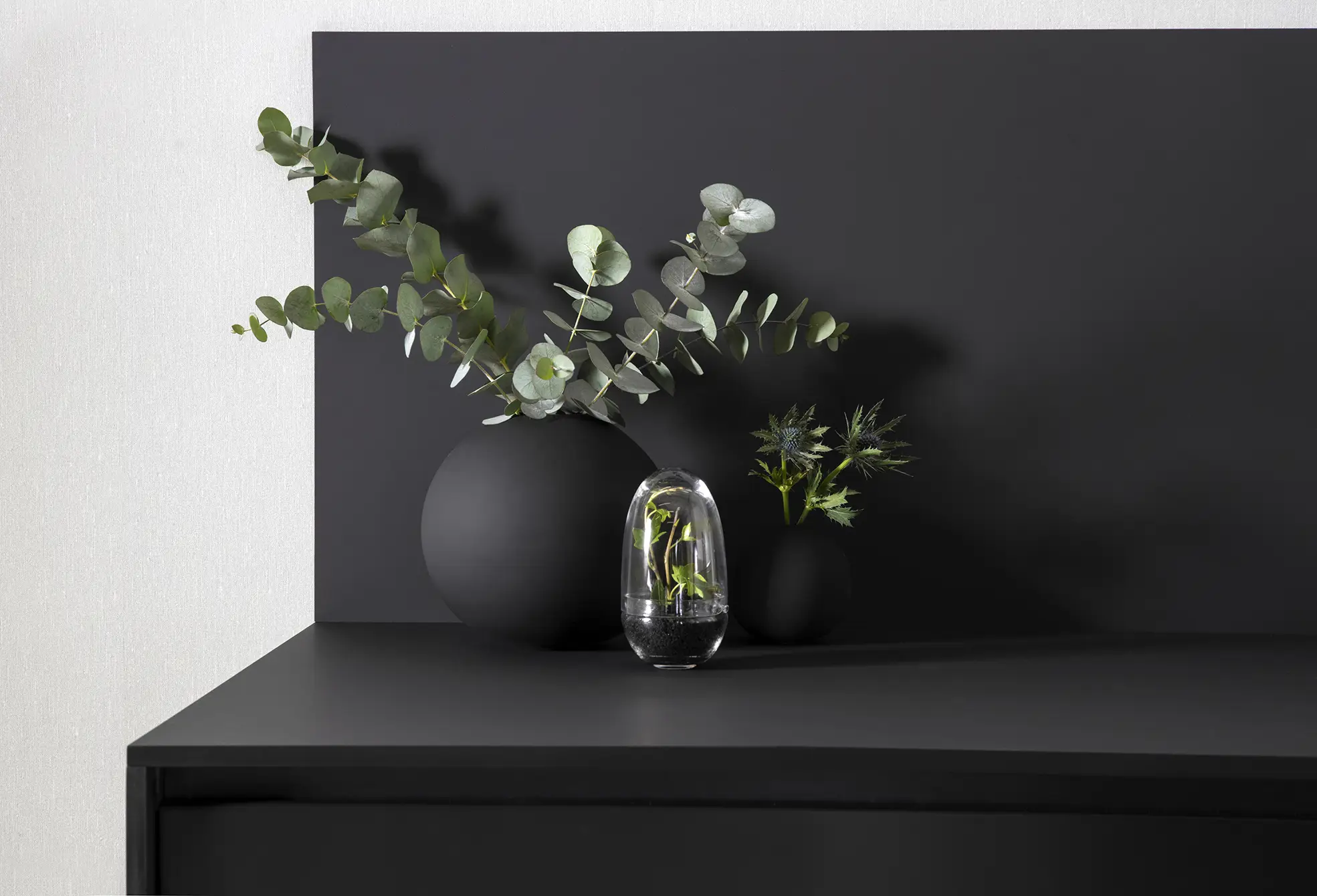 Supermatt Svart LG Collection