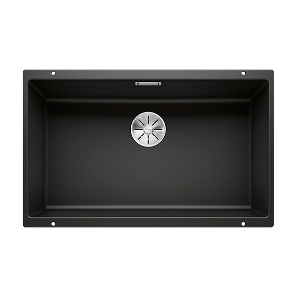 Blanco Subline 700 U Silgranit Svart Infino